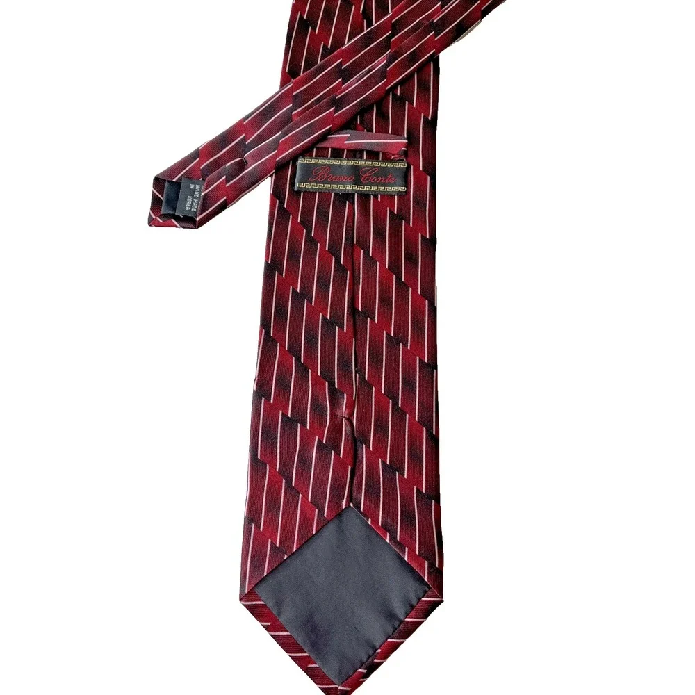 Bruno Conte 100% Silk Neck Tie 4